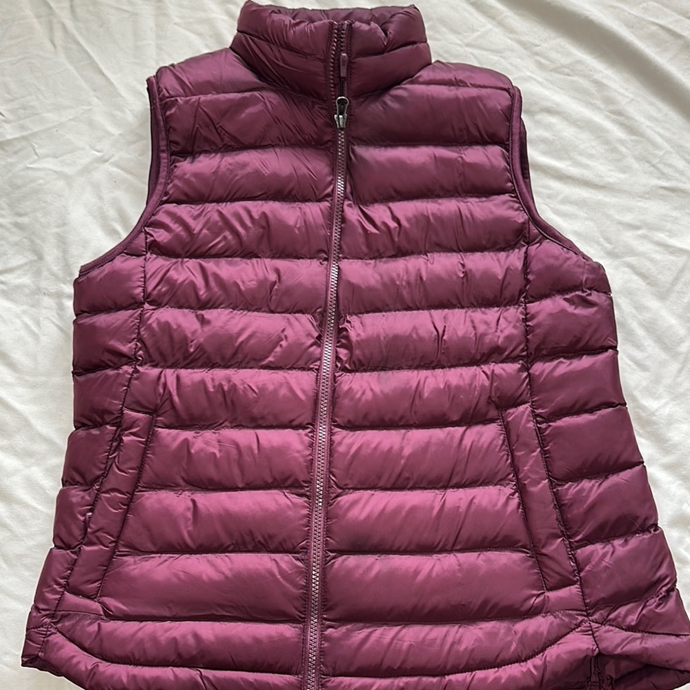 Plum Puffer Vest